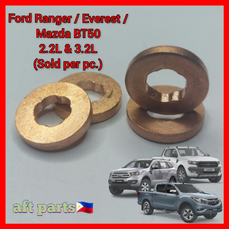 Ford Ranger / Everest / BT50 injector copper washer 2.2/3.2 Shopee