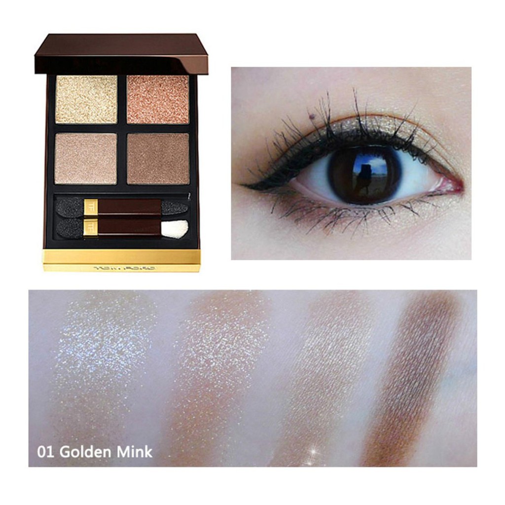 Tom Ford Eye Color Quad No. 01 Golden Mink 10g | Shopee Philippines