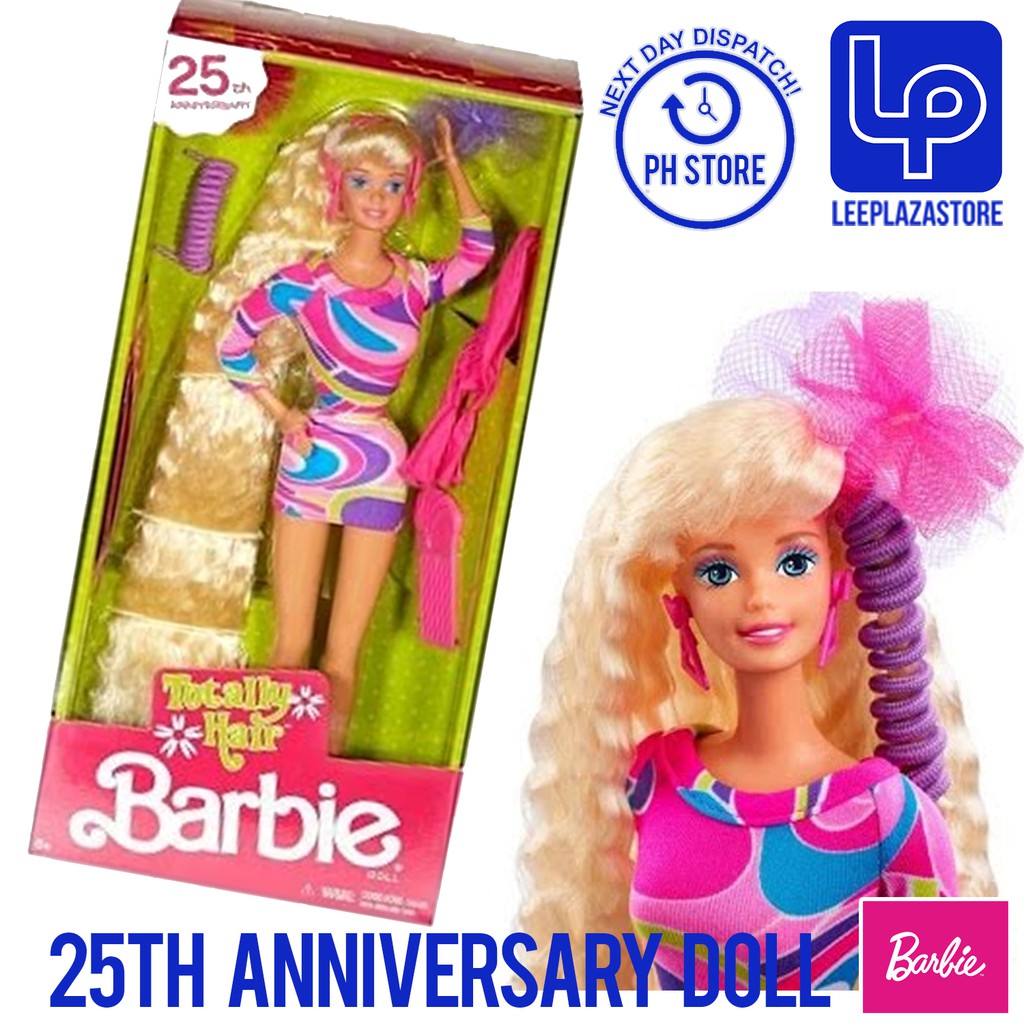 Barbie totally hair 25th anniversary doll hot sale