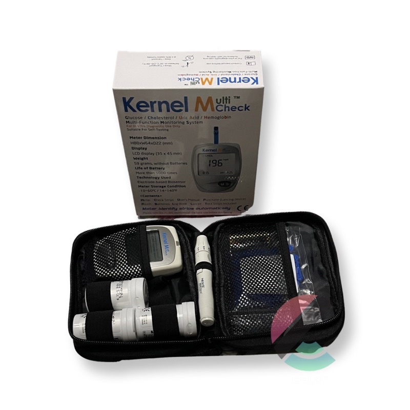 Kernel Multi Check 3 In 1 Device Kit Monitoring for Cholesterol, Uric ...
