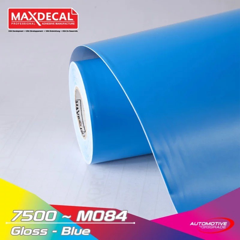 Roll MAXDECAL Color 084 SKY BLUE Gloss Matt Dof Motor Sticker | Shopee ...