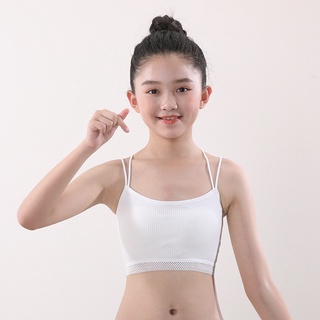 2pcs/Lot Girls Underwear Cotton Children Training Bra Teenager  Undergarments 8-18years