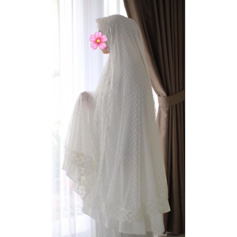 (Po) (NAZMA Prayer Gown) White PREMIUM Prayer Gown 2022 | Shopee ...