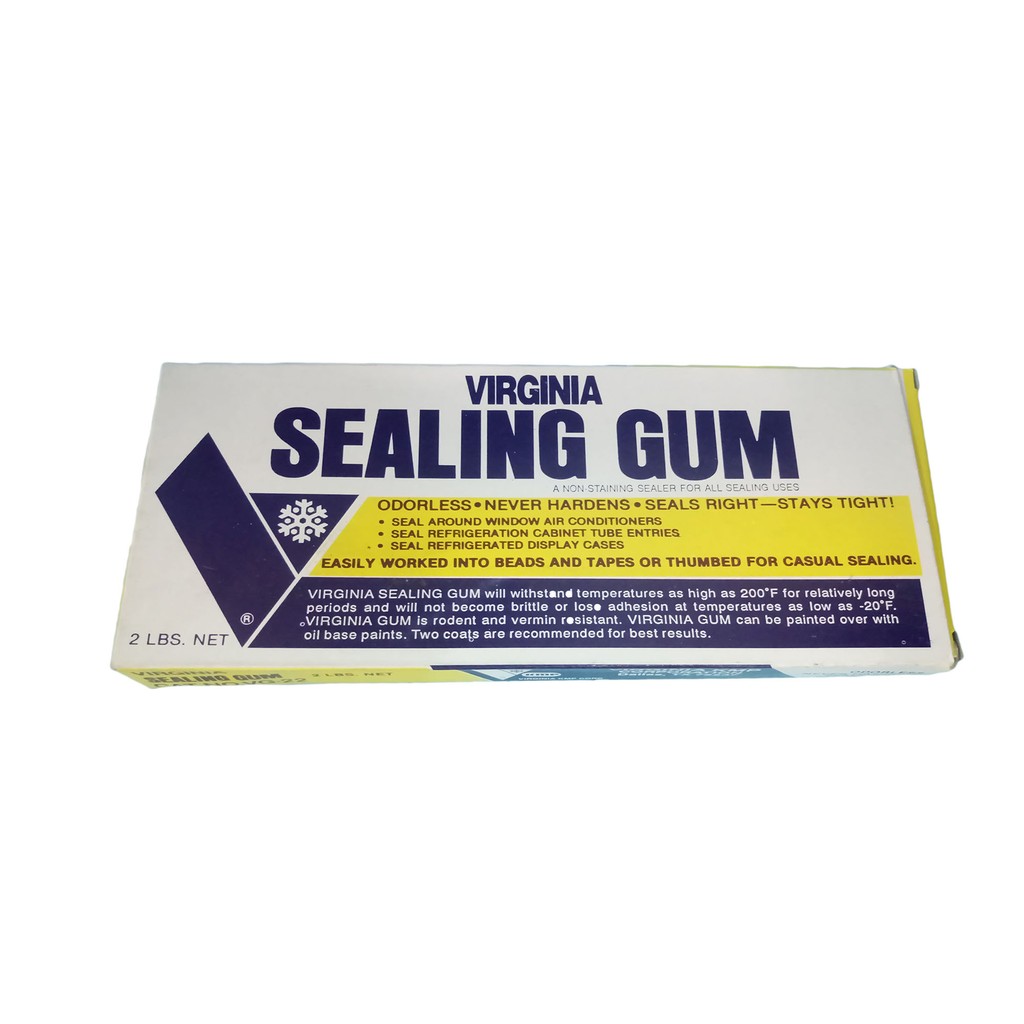 ORIGINAL SEALING GUM 2 LBS ODORLESS NEVER HARDENS SEALS RIGHT