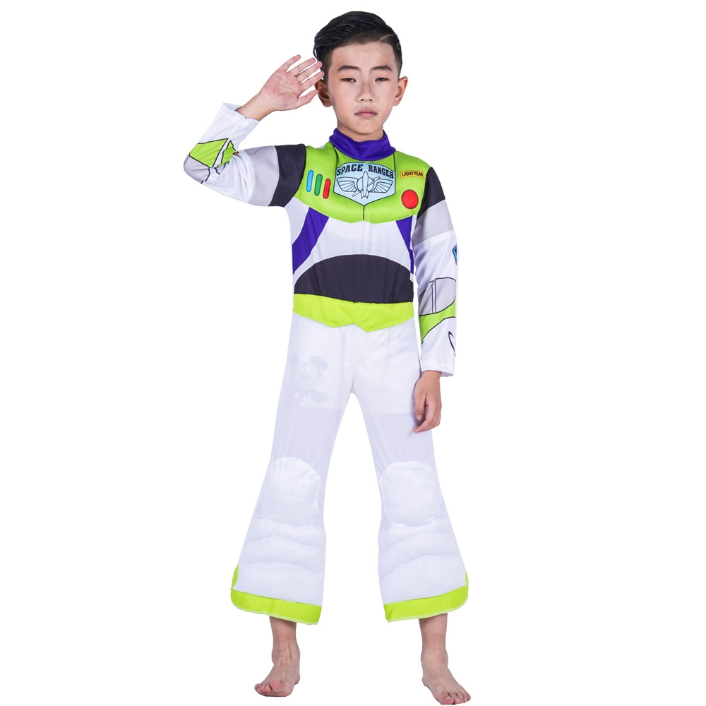 Kids Costume Toy Story 4 Buzz Lightyear Cosplay Boys Halloween Party