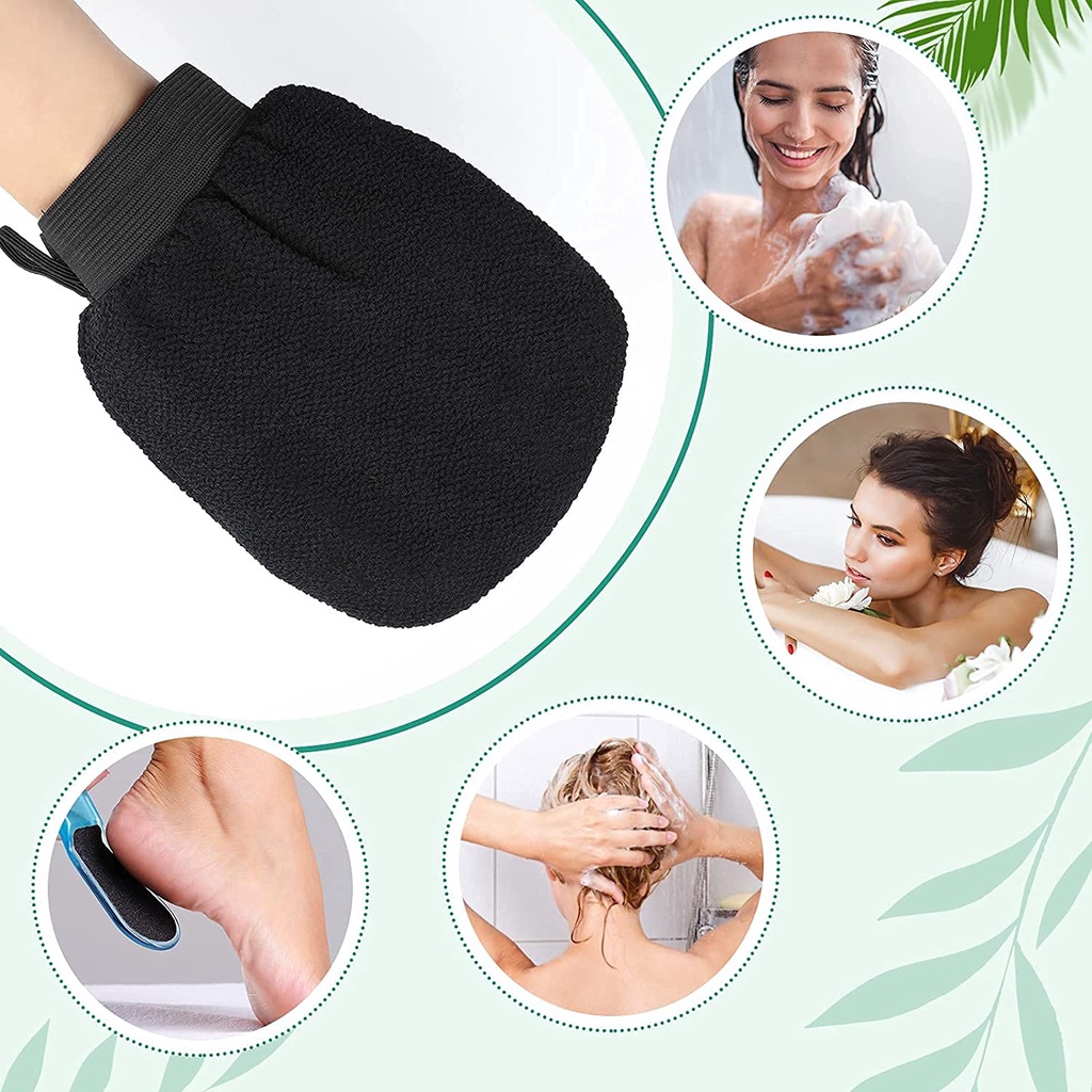 Hot Moroccan Hammam Exfoliating Mitt Kessa Scrub Glove Preparation ...