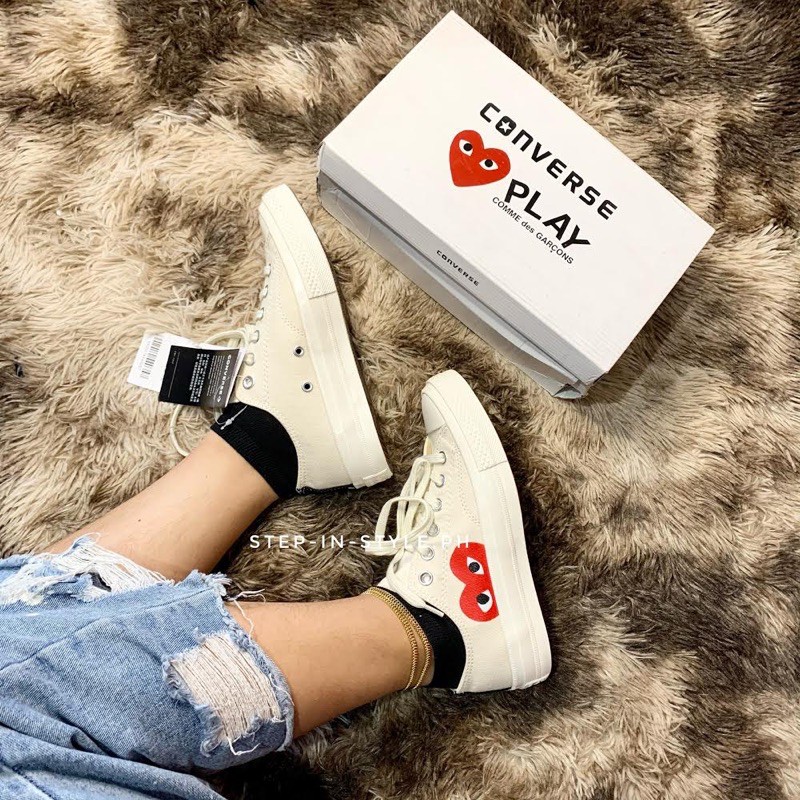 Cdg hot sale womens converse