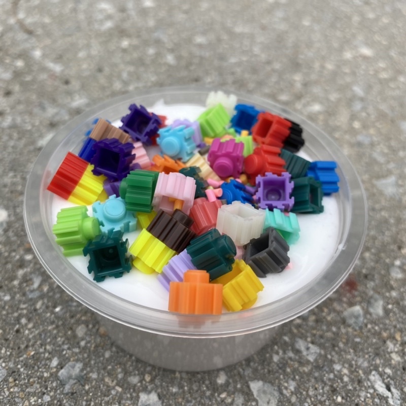 Rainbow Block Cereal BLOCKBEAD SLIME for playing | Shopee Philippines