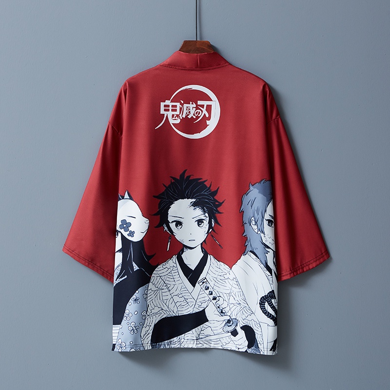 IamaCos Rengoku Kyoujurou Kostüm Demon Slayer Cosplay Outfit Anime Kimono Halloween Costume