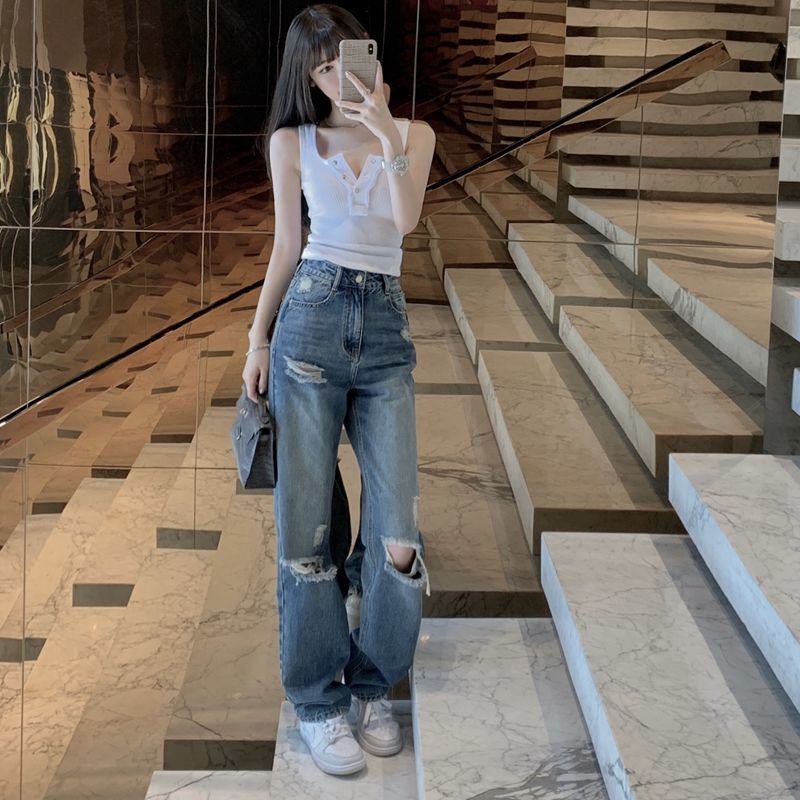 Ripped best sale jeans shopee