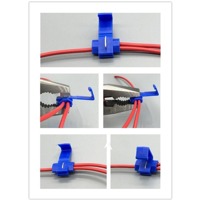 [10pcs] Snap On Connector Crimp Wire Splicer Terminal Lock | Shopee ...