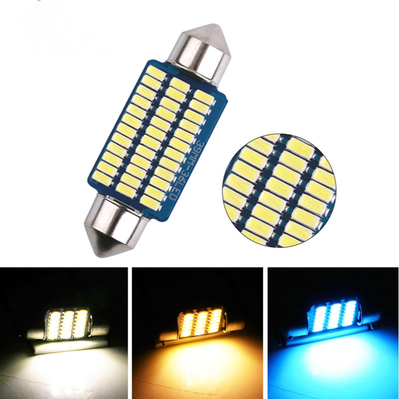 Kit De Bombillas LED De Cortesía Para Mercedes Benz, Tamaño 31mm A 39mm, Tipo Festón