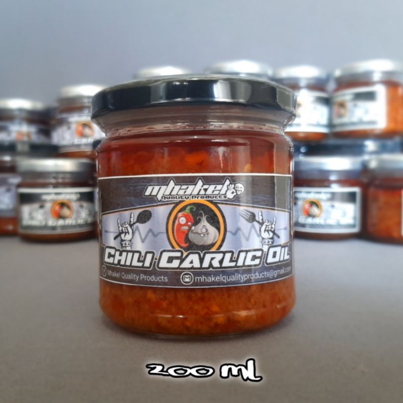 Chili Garlic Oil 200ml - Mhakel Quality Products | mhakelTV | Shopee ...