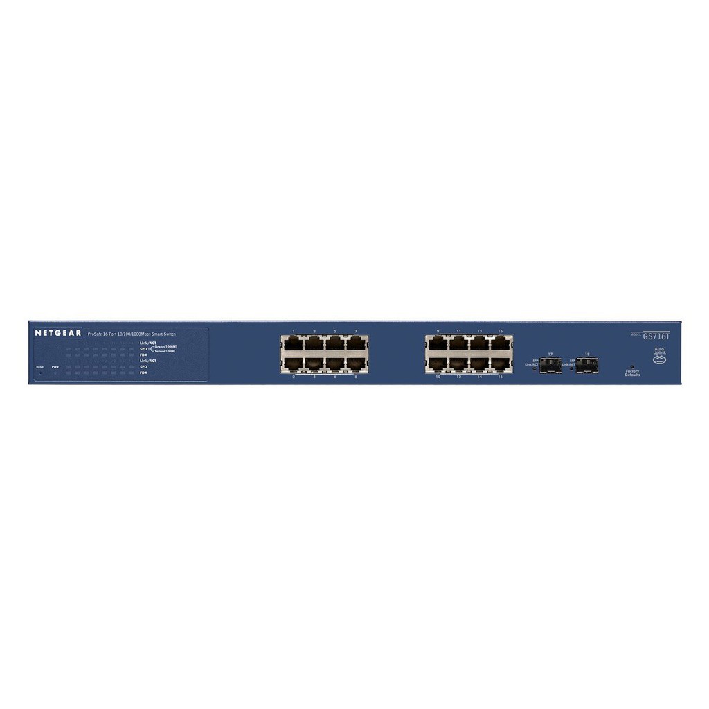Pinklehub | NETGEAR 16 Port Gigabit Smart Managed Pro Switch (GS716T ...