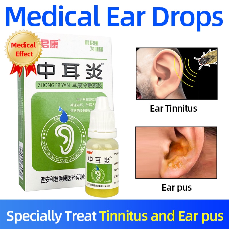 Otitis Treatment Ear Otitis Media Tinnitus Ear Pus Earache Relief Drops
