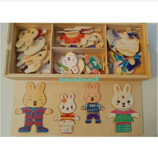 Dressed Puzzle (Rabbit) | Shopee Philippines
