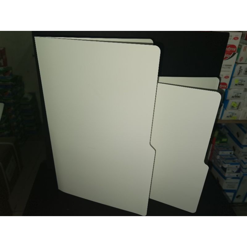 (100pcs) per pack EAGLE FILE FOLDER White Folder Long and short ...