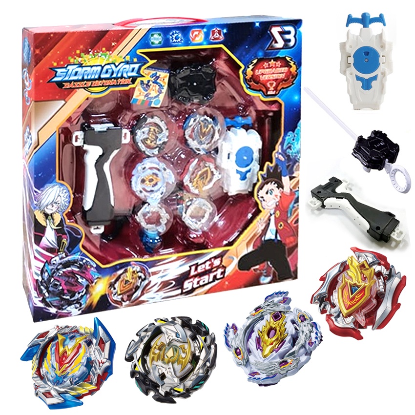 Beyblade Burst Storm Gyro Dazzle Detonation Launcher Set Stadium Arena
