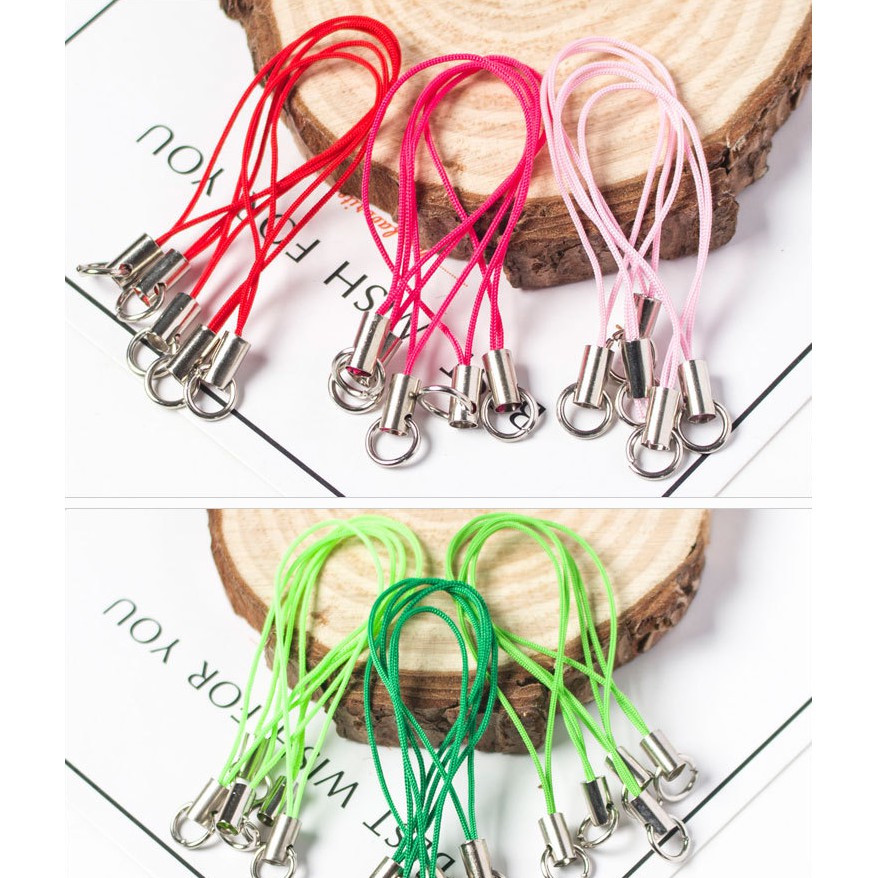 20pcs DIY jewelry accessories single circle mobile phone small hanging ...