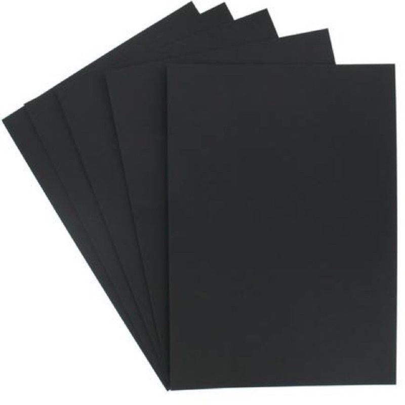 Black Colored Paper / Sold per pack (10 pcs) Shopee Philippines