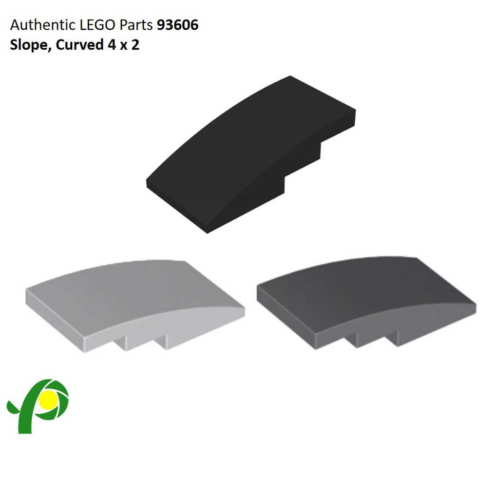 LEGO Parts 93606 Slope Curved 4x2 No Studs | Shopee Philippines