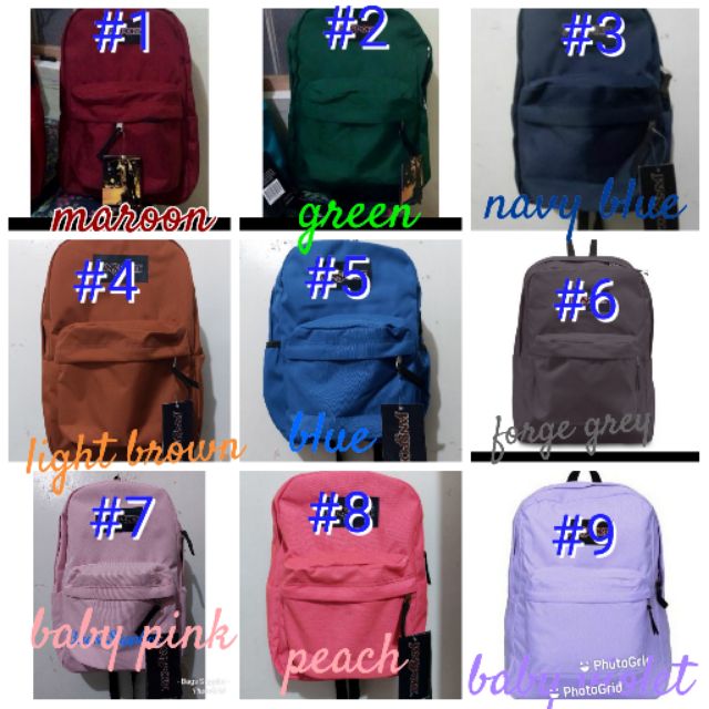 Jansport superbreak Plain Backpack Shopee Philippines