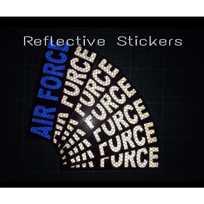 Airforce Reflectorized Stickers | Shopee Philippines