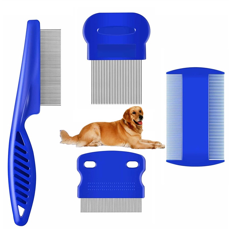 [Value Choice] Package of 4 combs for fleas and lice, professional