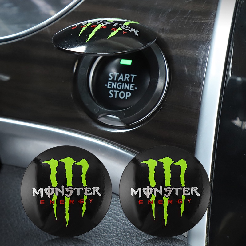 Magic Claw Car One-Button Start Button Protective Cover Sticker ...