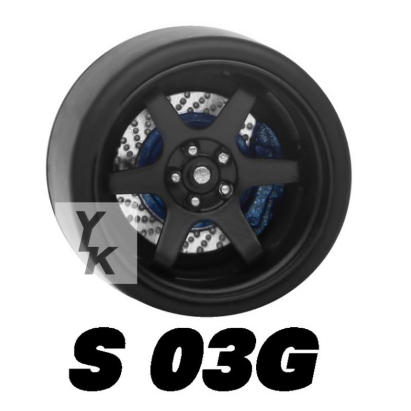 Carlomo 1/64 Escala N-Class Llantas De Aleaci&oacute;n Neum&aacute;ticos De Goma Con