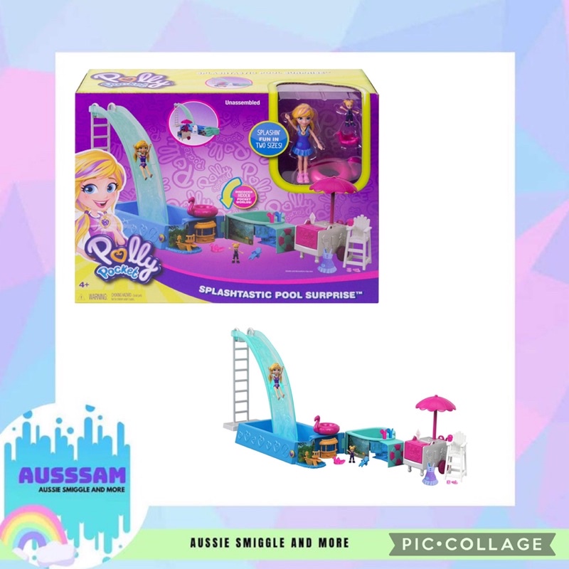 Polly pocket Splashtastic Pool Surprise | Shopee Philippines