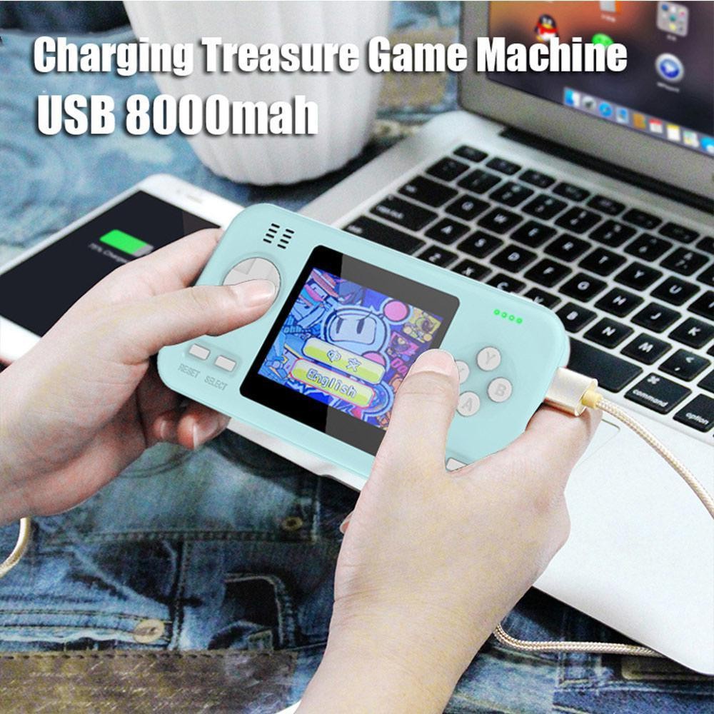 Ready Stock】☬❀❣New Powerbank with Gameboy Retro Video Game Player 416 Games  Built-in 8000mah Power | Shopee Philippines