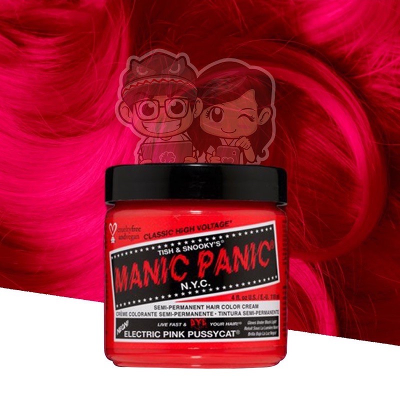 Manic Panic Classic Electrical PINK Pussycat | Shopee Philippines