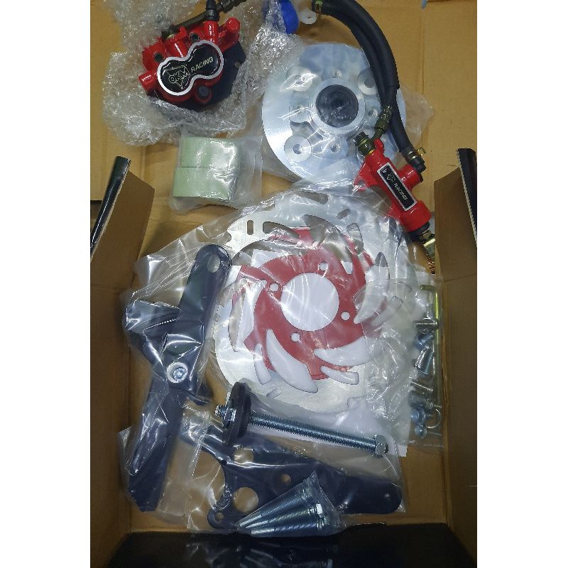 OKM Discbrake Rear Conversion Kit Xrm/ Wave/ Smash/ barako fz sz sniper ...