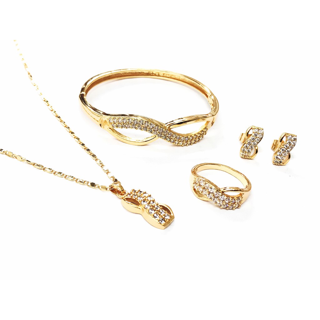 Infinity store jewelry set