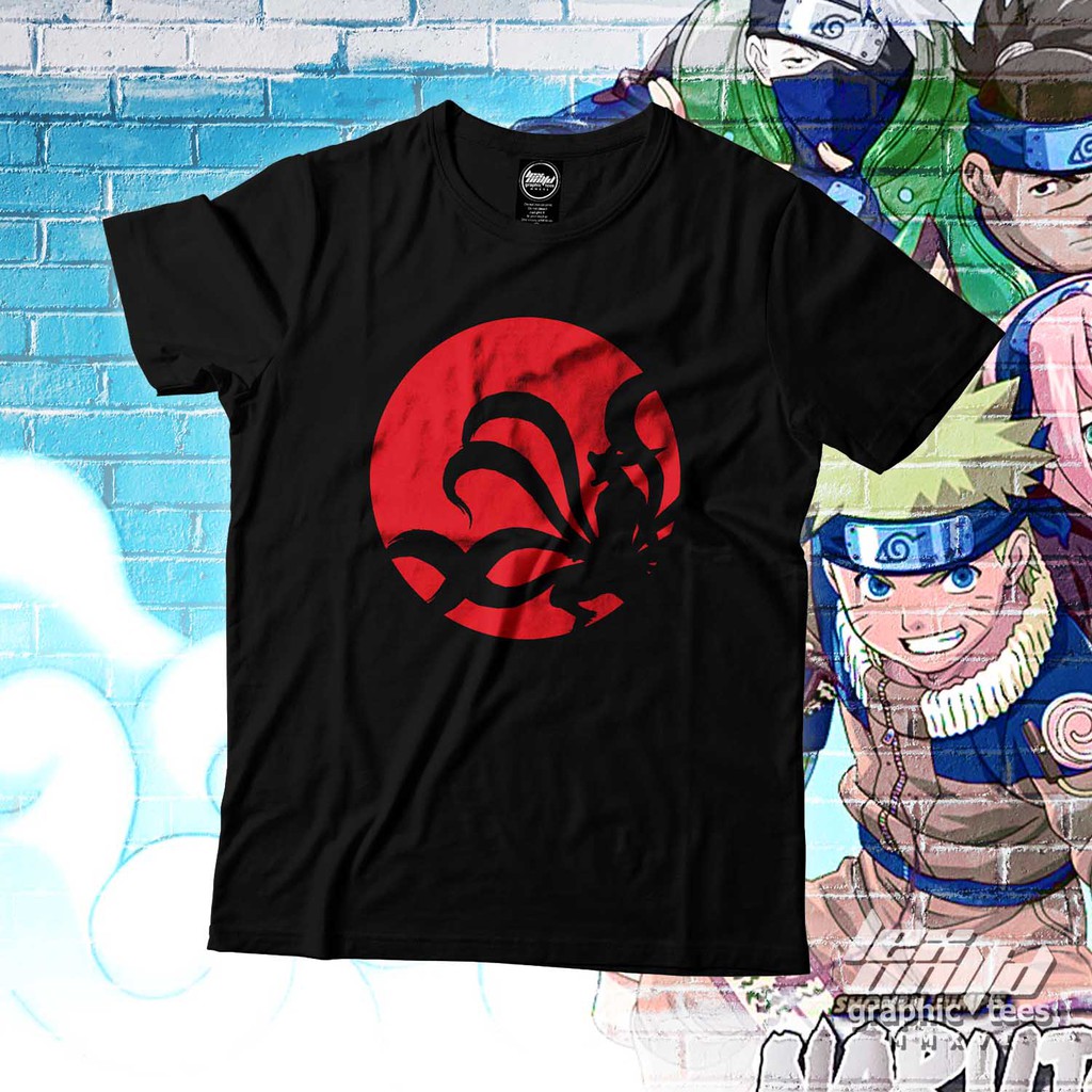 Anime Naruto Shirt (Kurama Rage) | Shopee Philippines