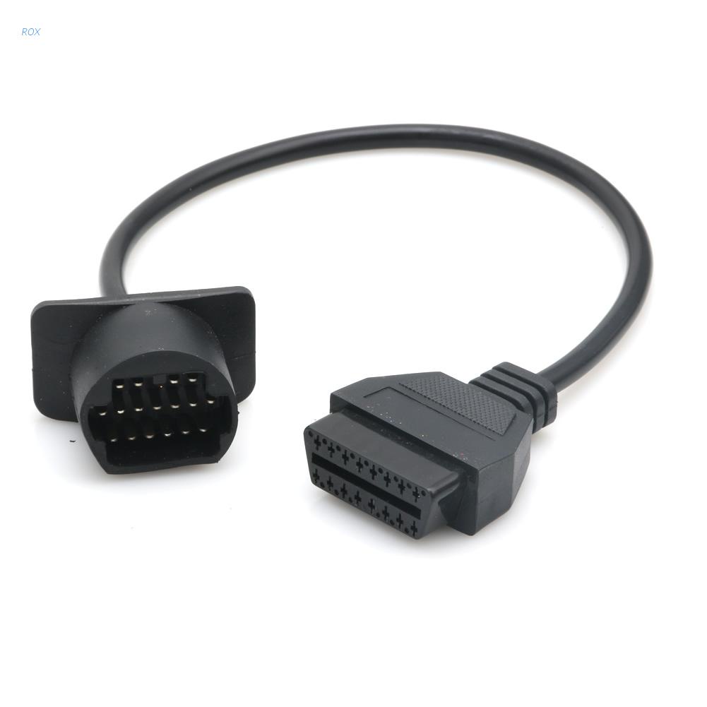 ROX Cable OBDII OBD2 Cable Diagnostic 17 Pin to 16 Pin Adapter ...