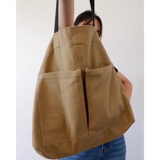 Canvas Tote Bag (NEUTRALS) By Jamie Go Atelier