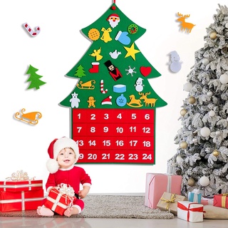 Kids DIY Felt Christmas Tree with 30pcs Set Wall Hanging Detachable Or – If  you say i do