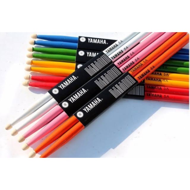 colored drumsticks