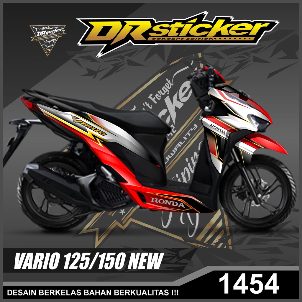 Dekal Sticker VARIO 125/150 NEW full body Sticker Photochromic VARIO ...