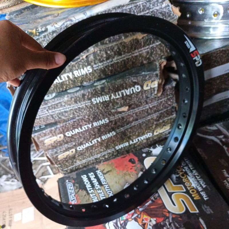 Rim 1.60-19 1.85-16, 2.15-16, (SPD Rims) 36 holes black 1pc | Shopee ...