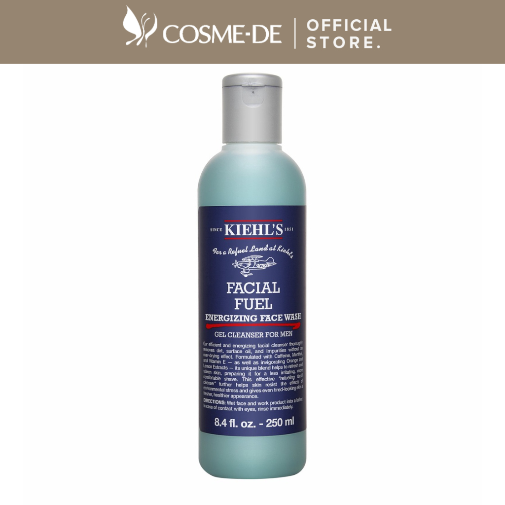 Kiehl's Men'S Fuel Face Wash 250ml Shopee Philippines
