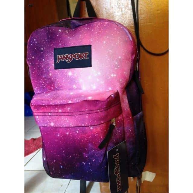 Jansport bag galaxy design best sale