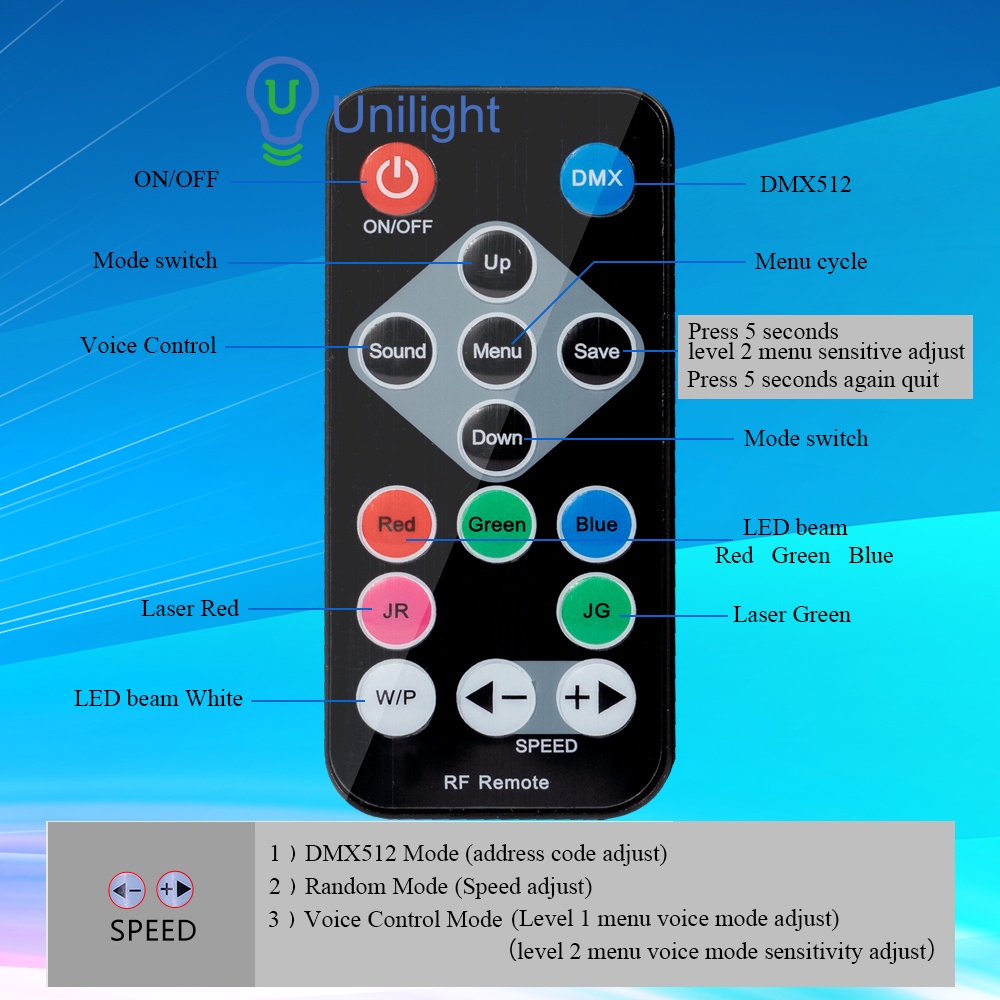 LED Stage Light Laser Lights colorful Party Lights DJ moving beam music