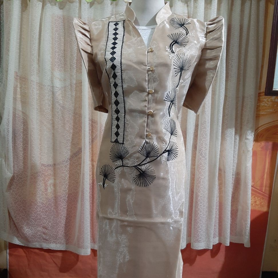 Modern Filipiniana dressCOD | Shopee Philippines