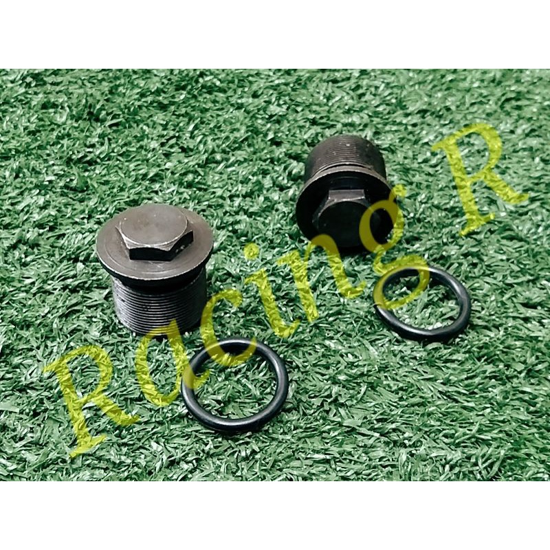 SUZUKI TXR FRONT FORK INNER TUBE NUT FRONT ALENKI NUT WITH O RING