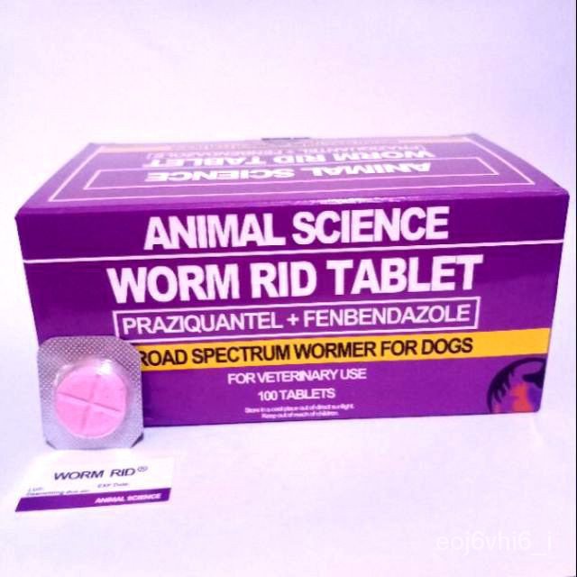 XmhB 1tab Animal Science Worm Rid Dewormer for Dog ( Deworming Tablet