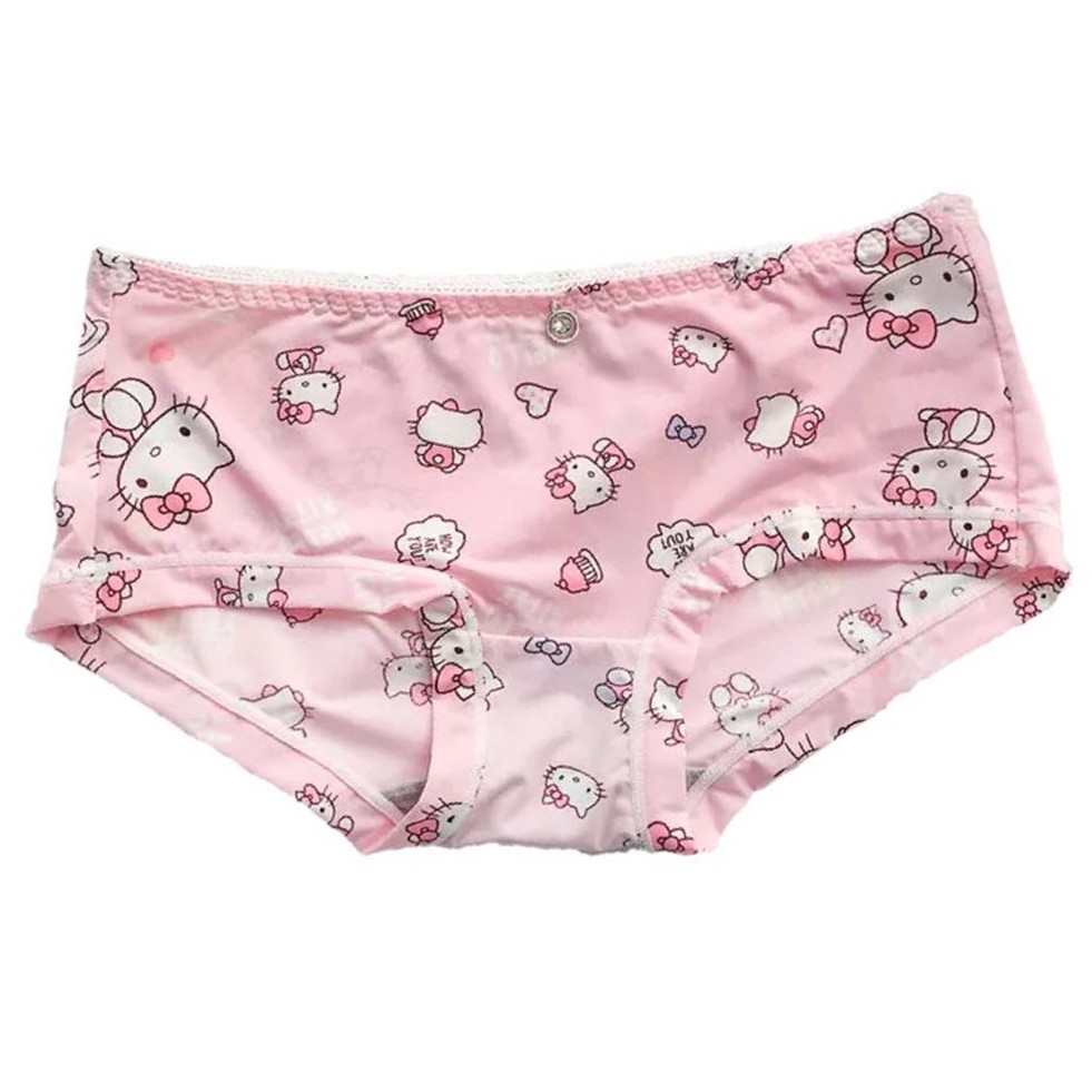 Buy Hot Hello Kitty Logo Women's Underwear Panty Online at