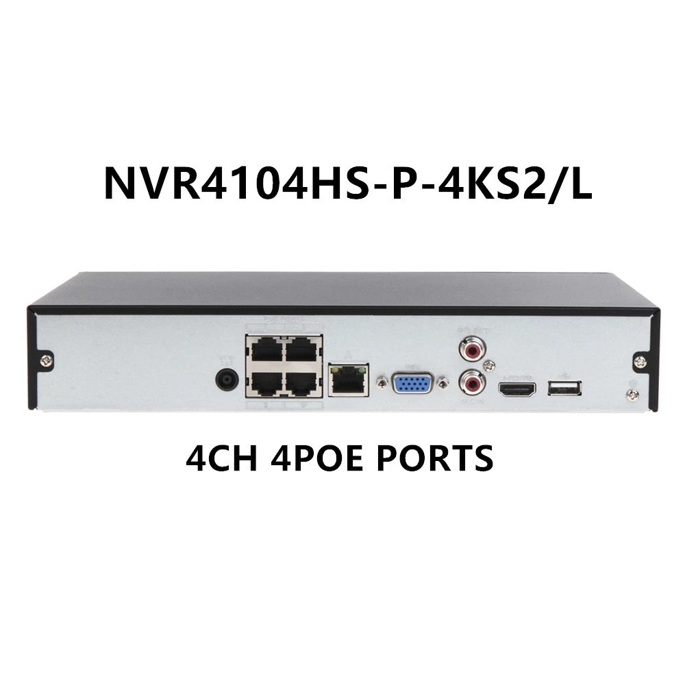 Dahua 4CH /8CH /16CH 4K CCTV NVR Face Detection H.265 Motion Detect